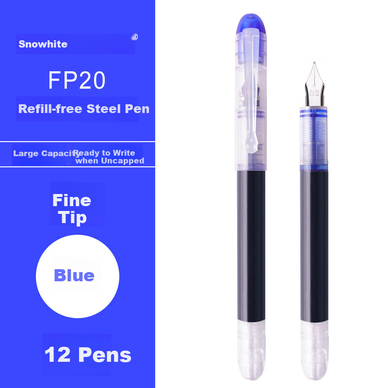 Snowhite Direct-Fill Fountain Pen for Kids