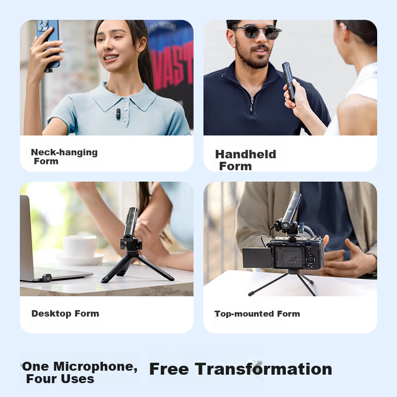BOYA Magic Transformable Wireless Microphone
