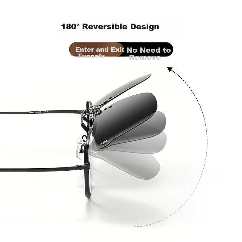 Siwangongli Polarized Clip-On Sunglasses for Women & Men