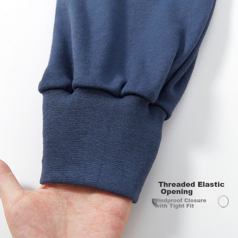 Bejirog Men's Cotton Thermal Underwear for Warmth