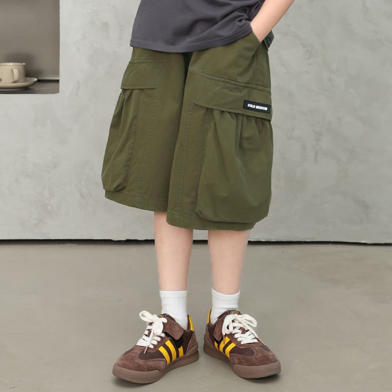LUSON Boys' Casual Cargo Shorts