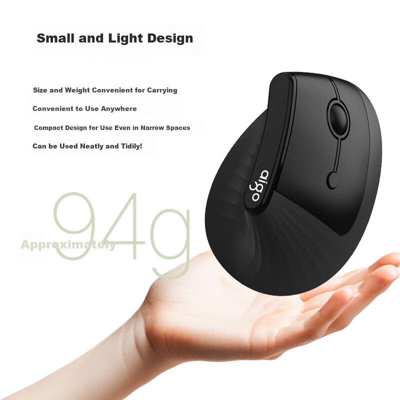 Aigo Quiet Ergonomic Vertical Bluetooth Mouse