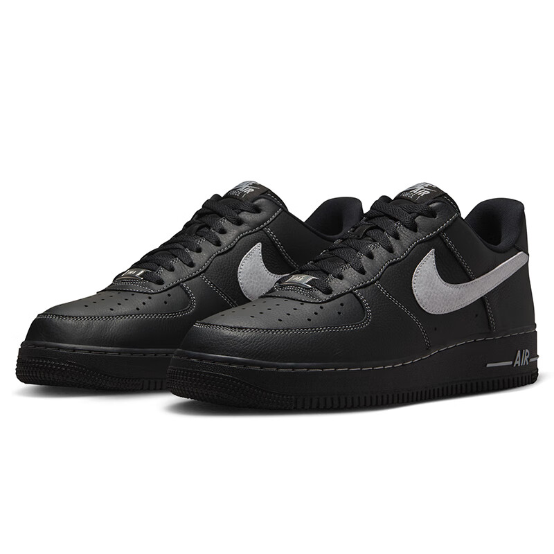 NIKE Air Force 1 AF1 Sneakers Black Gray