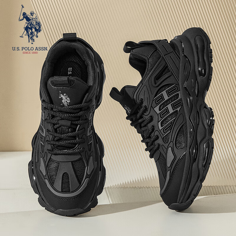 U.S. POLO ASSN. Dad Shoes Thick Sole Casual Running Shoes