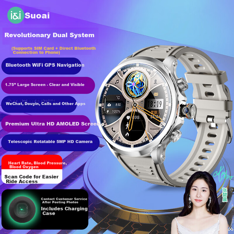 SOAI H99 Rotating Camera Smartwatch