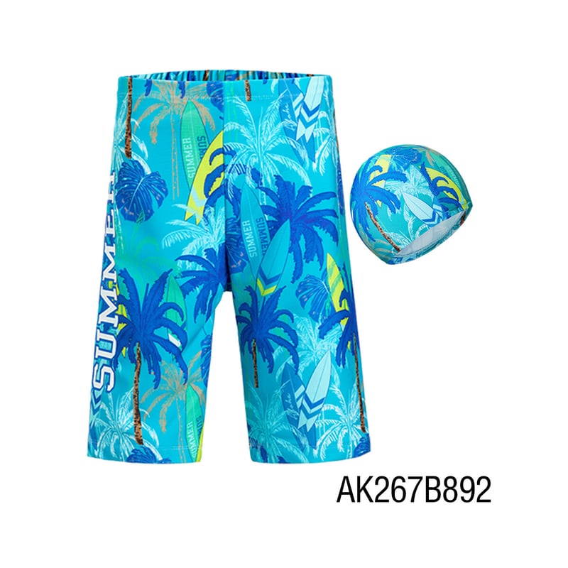 AIMER KIDS Boys' Chlorine-Resistant One-Piece Swimsuit