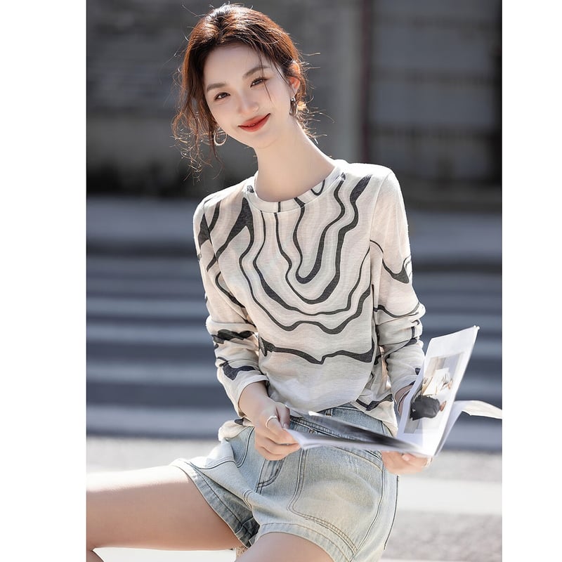 Dme Gradient Print Summer T-Shirt