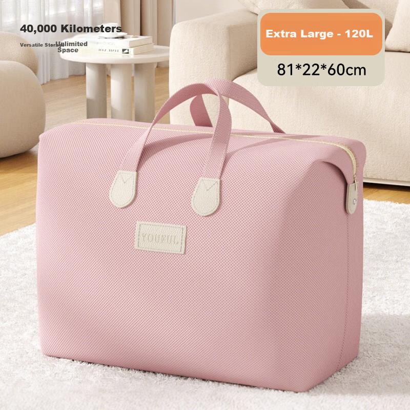 40000km Large Cotton Quilt Storage Bag for Moving Travel