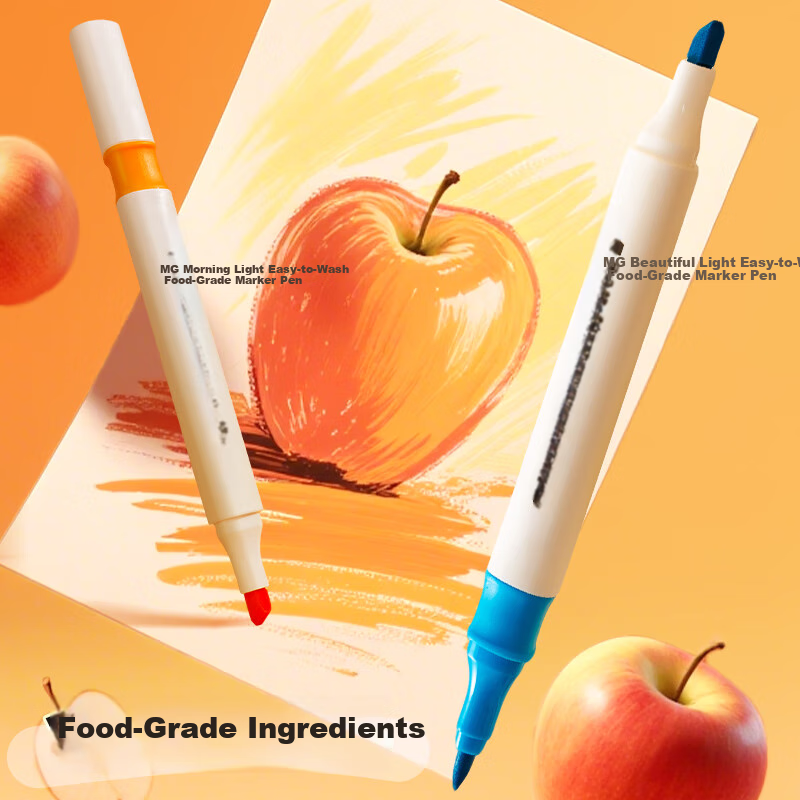 M&G 48 Colors Food-Grade Markers for Kids
