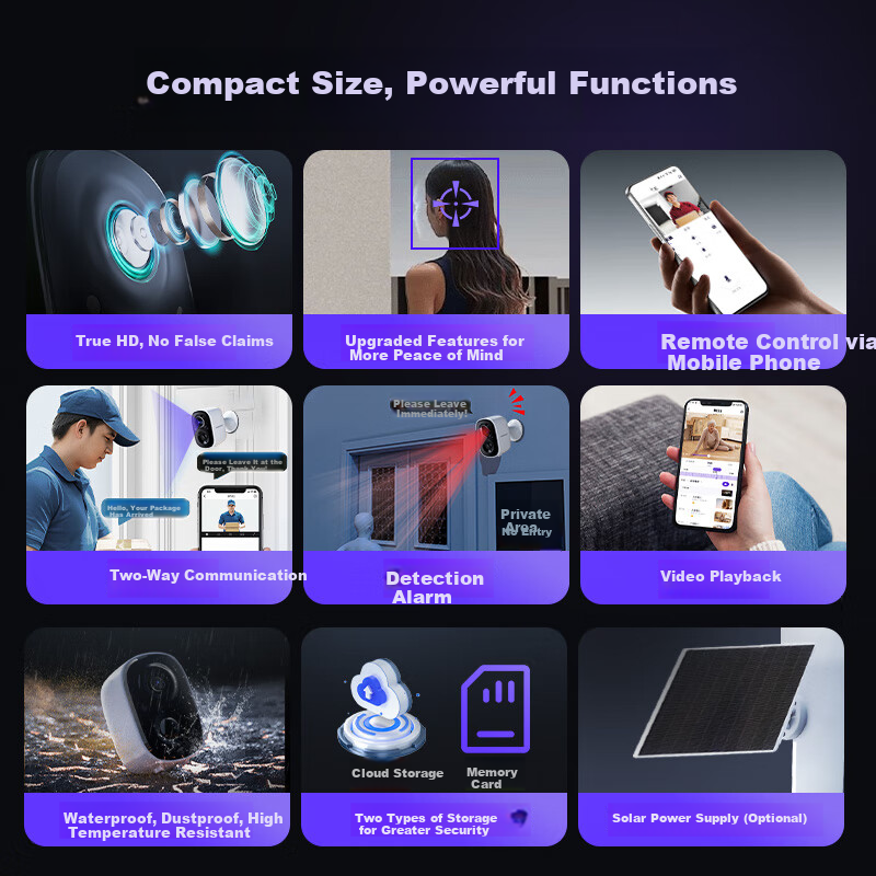 CINMOORE Shenmu Wireless Security Camera 4MP