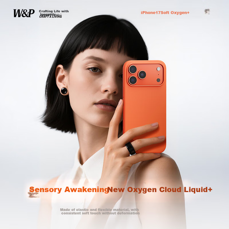 W&P Light Cloud Liquid Skin-Friendly Magnetic Case for iPhone 17 Pro