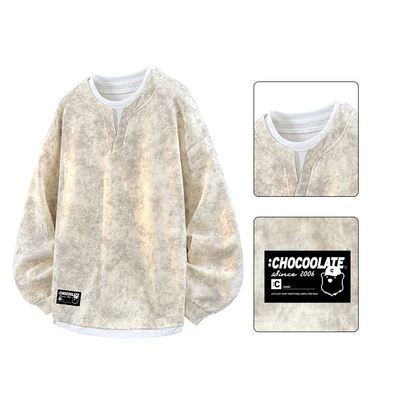 CHOCOOLATE Men's Tie-Dye Hoodie