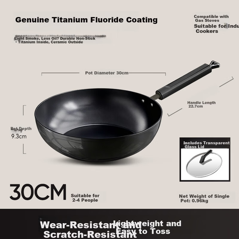 Royalstar Ceramic Titanium Stir-Fry Wok