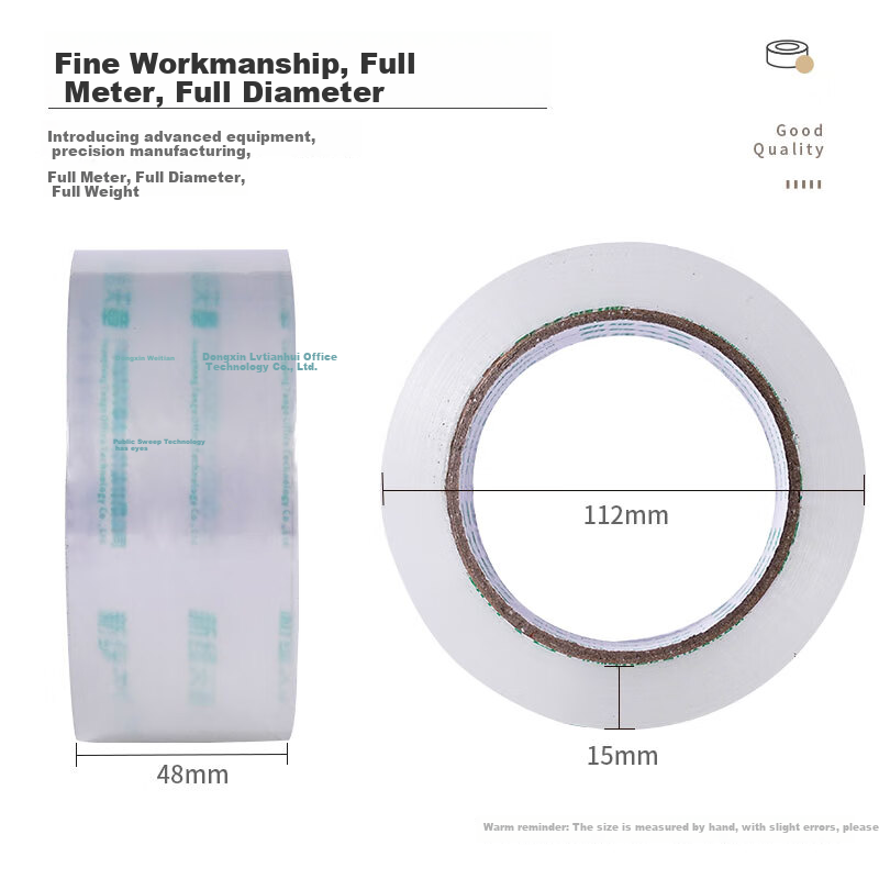 TANGO Transparent Tape - 24 Rolls High Clarity Packaging
