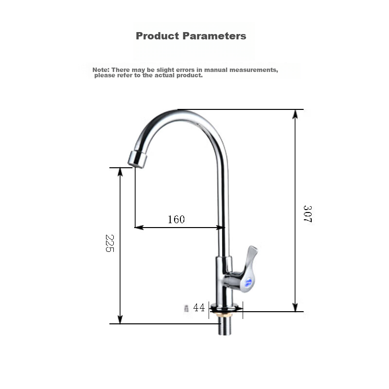 JOMOO Kitchen Faucet - Corrosion-Resistant Brass Tap