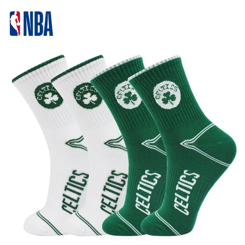 NBA Celtics Team Casual Socks - Comfortable Mid-Calf