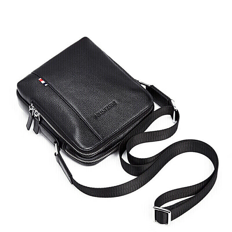 BOSTANTEN Men's Single Shoulder Sling Bag - Business Square Bag