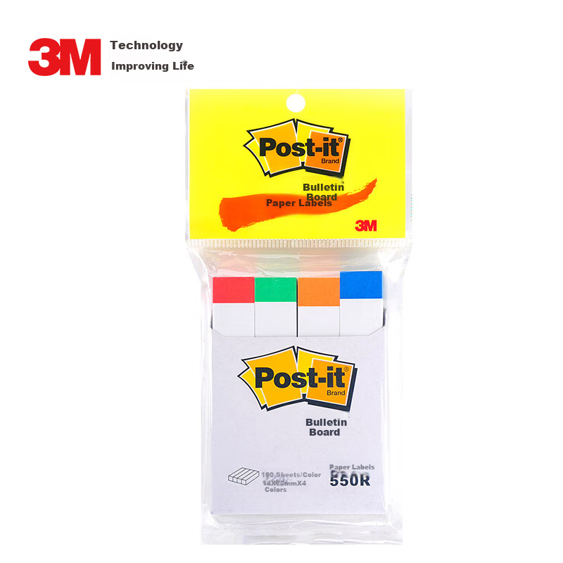 3M Sticky Notes - Four-Color Labels