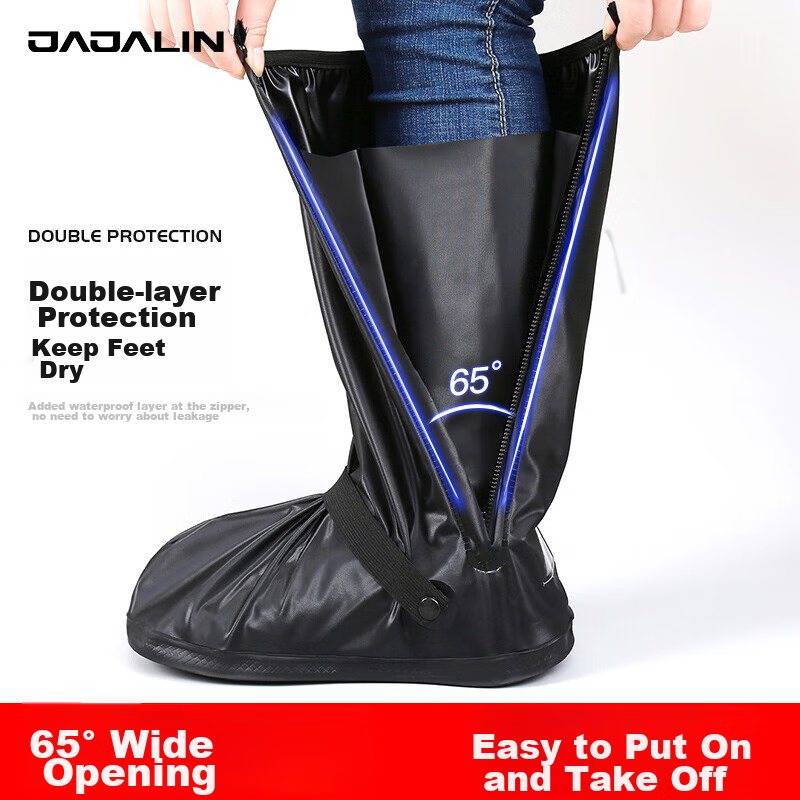 JAJALIN Waterproof Tall Rain Boots