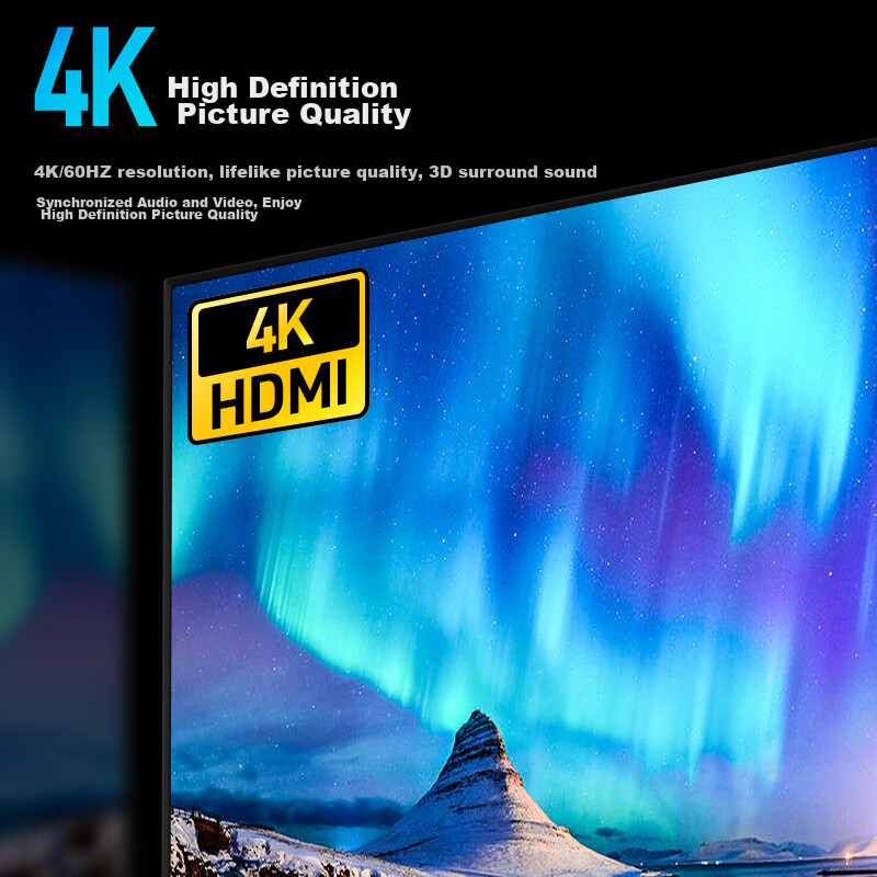 SAMZHE 4K HDMI Cable - 3m Micro to HDMI