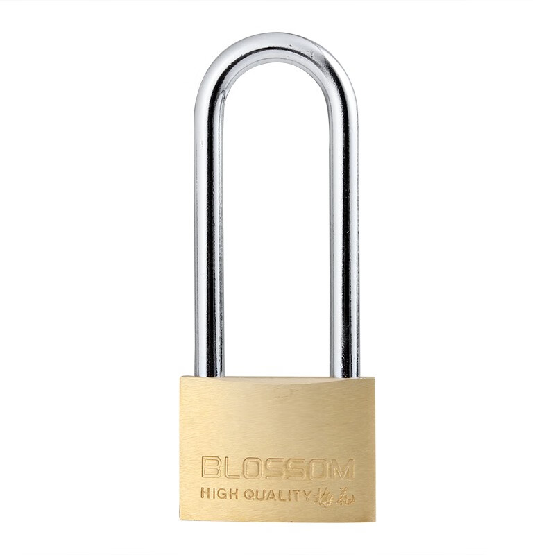 BLOSSOM Copper Padlock - Long-Shaft, Rust-Resistant