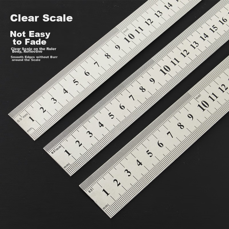 TANGO 30cm Stainless Steel Ruler