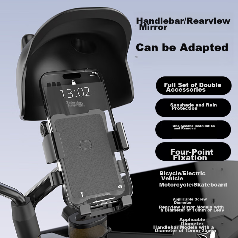 SupFire Electric Bike Phone Mount for Delivery Riders