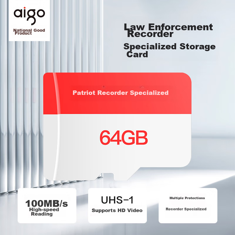 aigo 64GB Dedicated Memory Card for Dash Cam