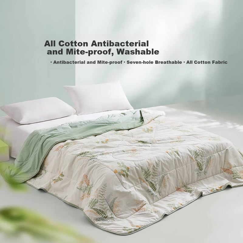 LOVO All-Cotton Antibacterial Summer Quilt