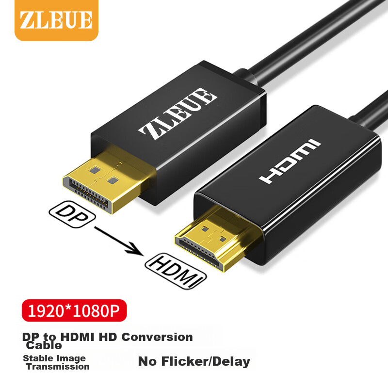 ZLEUE DP to HDMI 4K Adapter