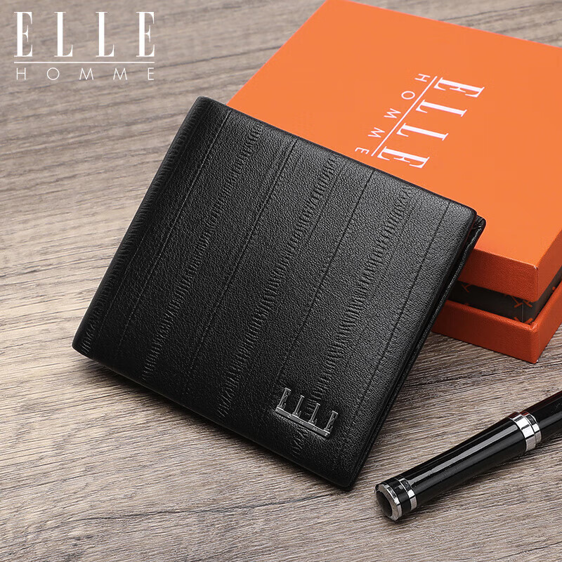 ELLE HOMME Men's Short Wallet - 2120