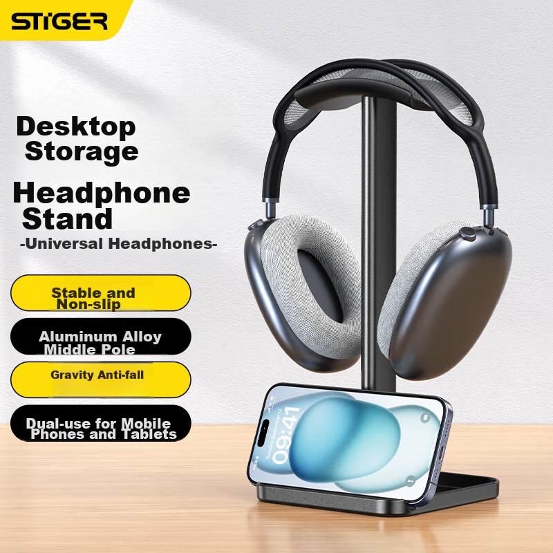 Stiger Upgraded Headphone Stand with Weighted Base