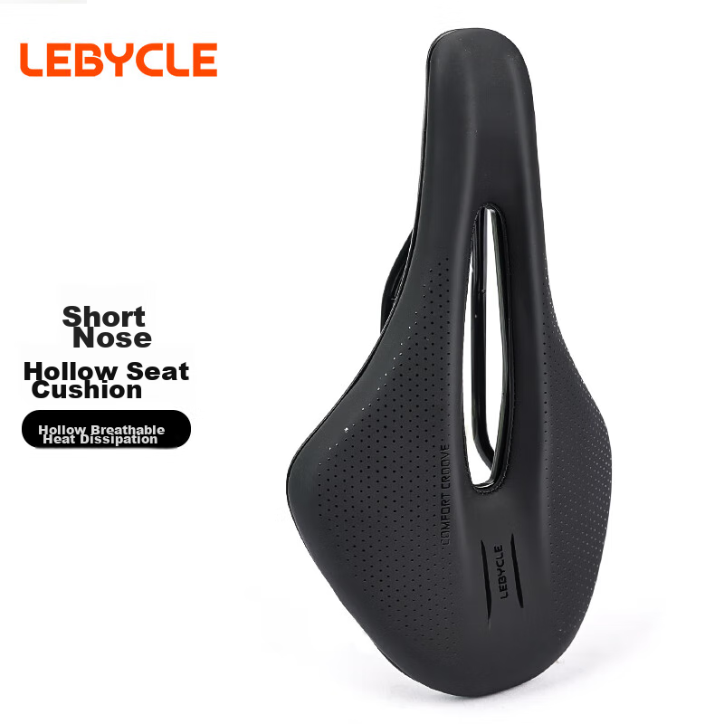 LeBycle Short Nose Saddle for Road and Mountain Bikes