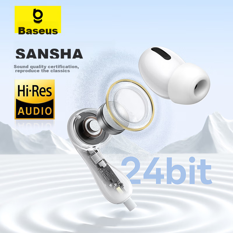 Baseus CZ20 In-Ear Wired Earphones with Type-C and Microphone