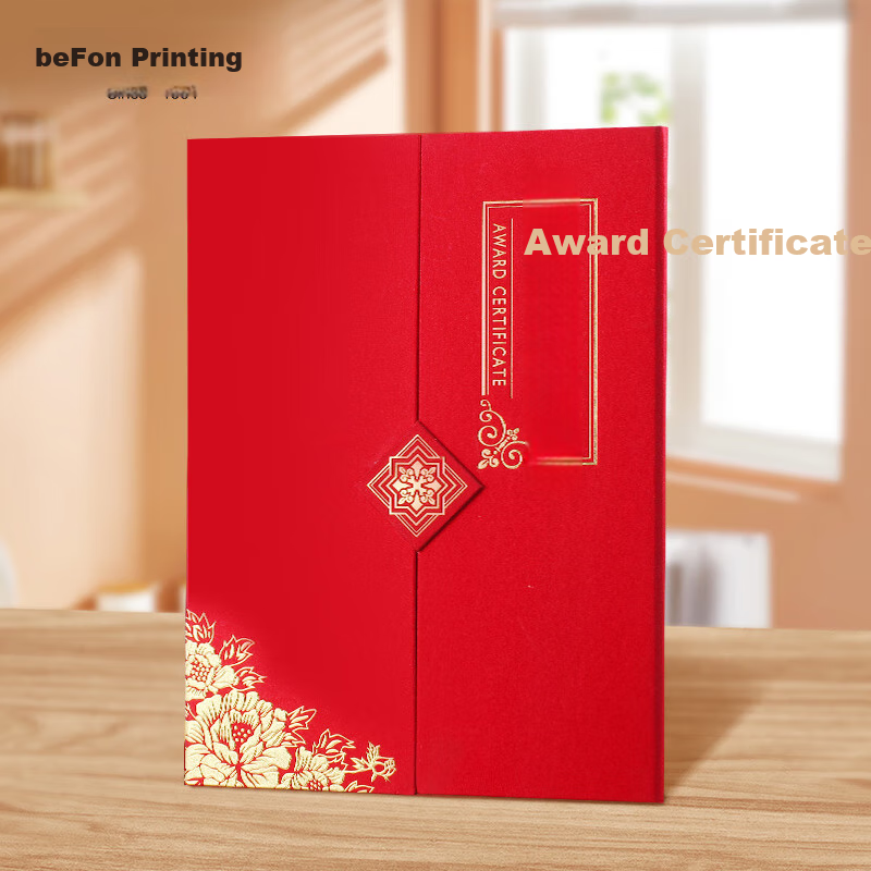 Befon A4 Award Certificate Cover