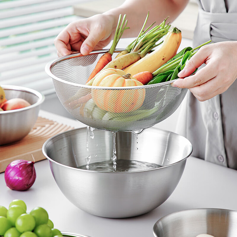 Onlycook 304 Stainless Steel Colander