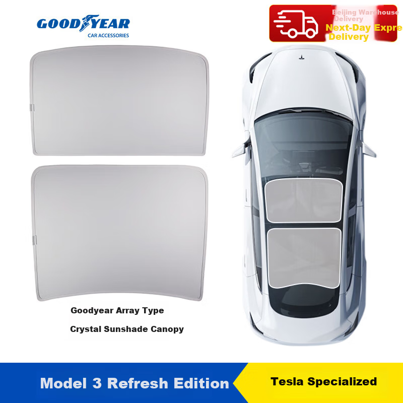 Goodyear Car Sunshade for Tesla Model Y 2025