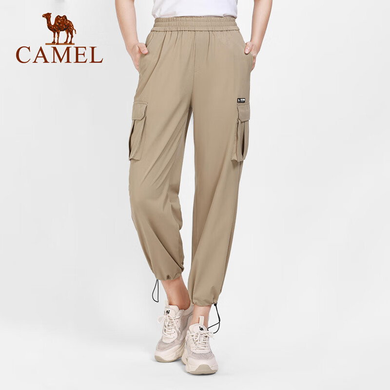 CAMEL Women's Casual Cargo Pants