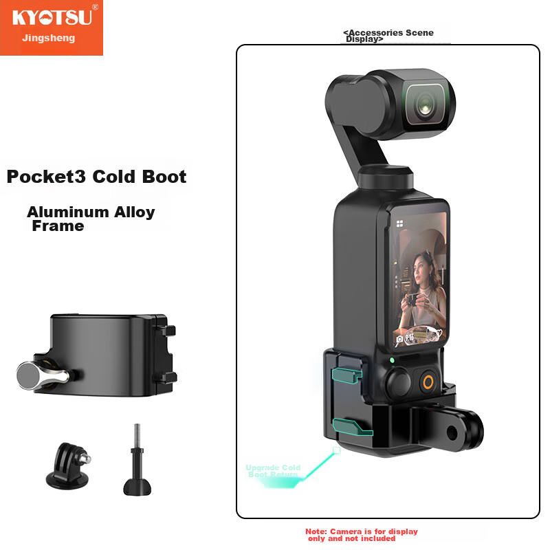 KYOTSU DJI Pocket 4/3 Aluminum Frame Extension Adapter