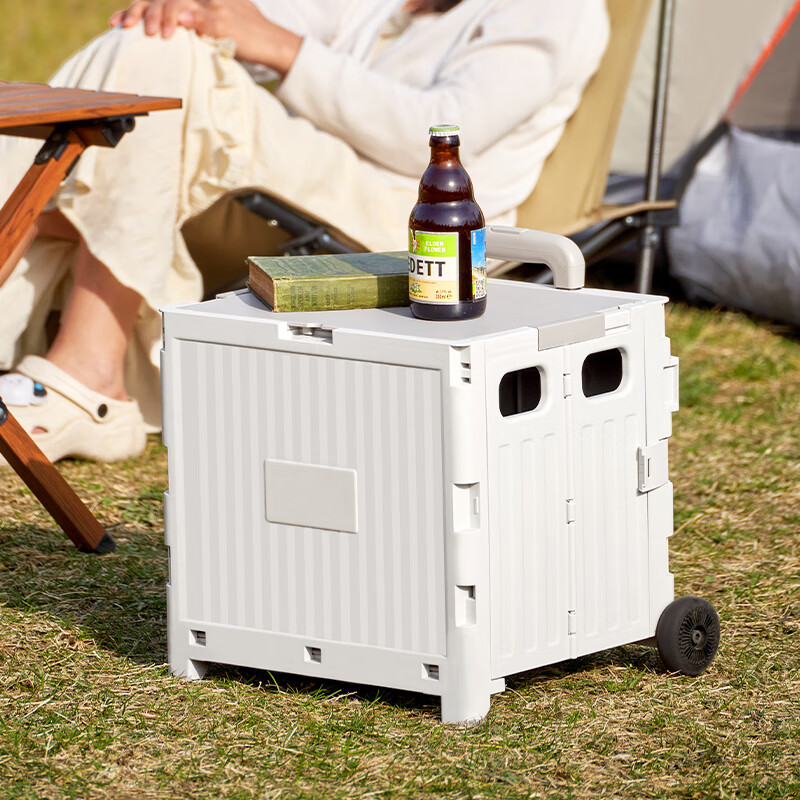 Suncojia Foldable Camping Storage Trolley