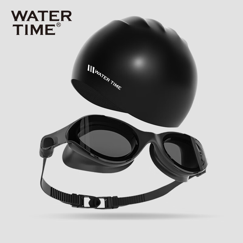 WATERTIME Shuichuan Swimming Goggles and Cap Set