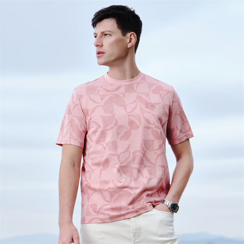 DANCING WOLVES Men's Summer Short-Sleeve T-Shirt