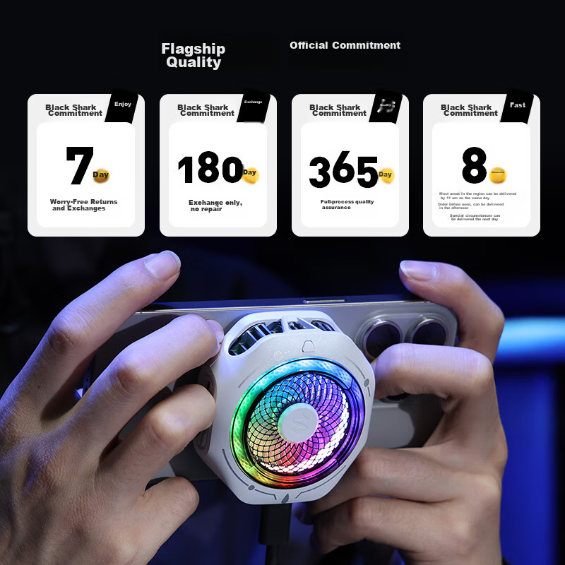 Black Shark 4Pro Magnetic Cooler Three-Body Edition for Gaming Phones