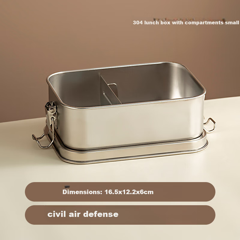Onlycook Traditional Stainless Steel Lunch Box