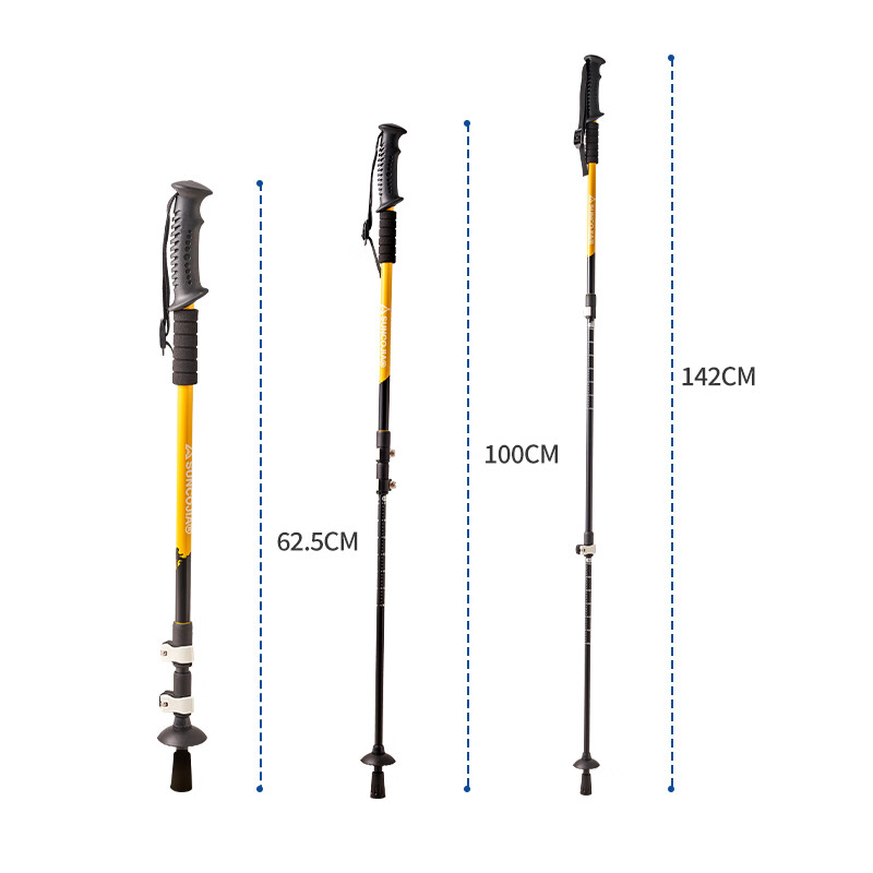 Suncojia Hiking Pole - Lightweight Aluminum Trekking Cane