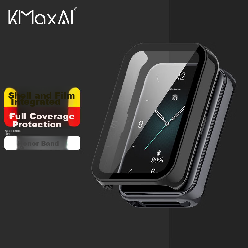 KMaxAI Honor Band 9 Protector + Case