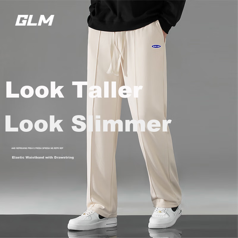 GLM Men's Summer Draping Casual Pants
