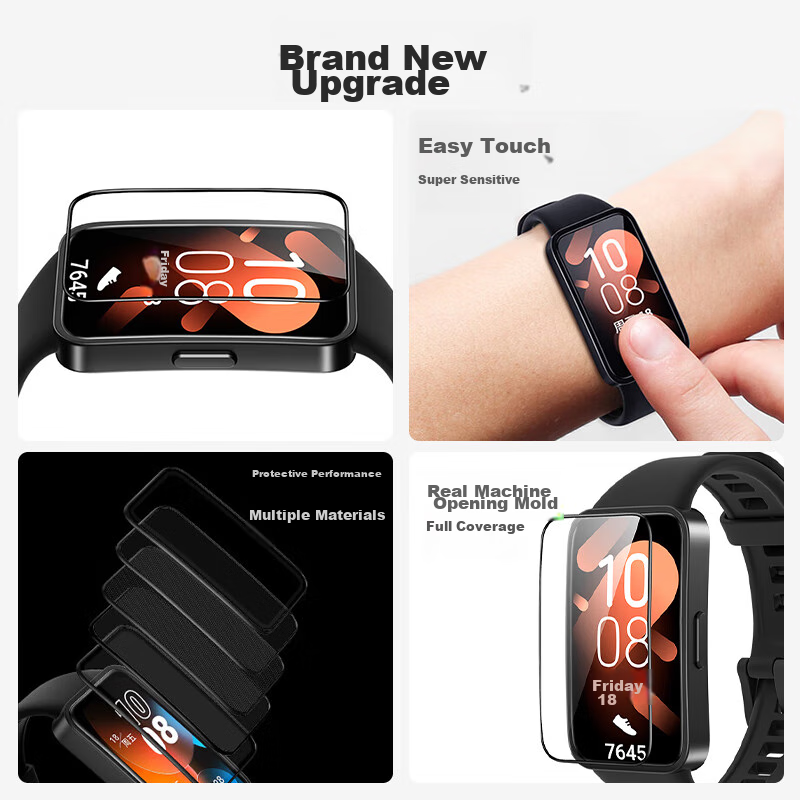 KOVOL 2-Pack HD Screen Protector for Huawei Band 10/9/8