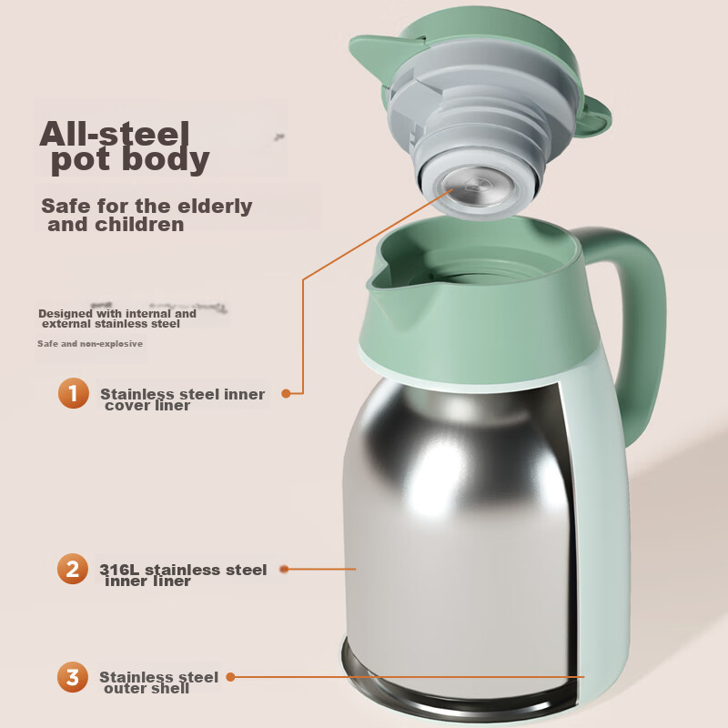 Fuguang Insulated Water Kettle 1.6L