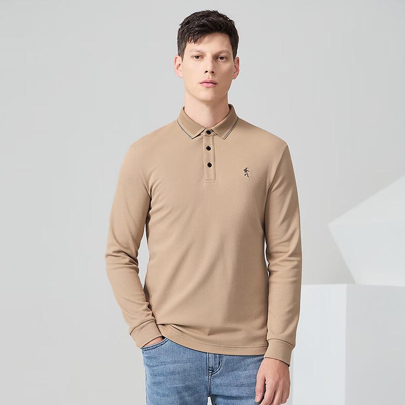 DANCING WOLVES Men's Embroidered Polo Shirt